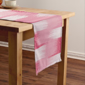 パター赤と白ンテーブルランナー ショートテーブルランナー (インサイチュ)