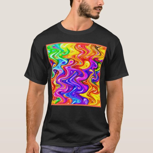 パター鮮やかンスタイルアート Tシャツ (正面)