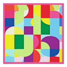 パター鮮やかンズアートデザイン ポスター