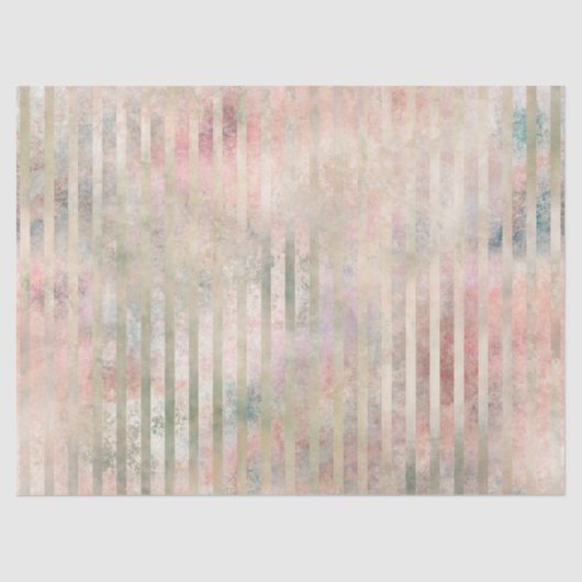 パタ動揺してストライプのンカラフルの分離 薄葉紙 (正面)