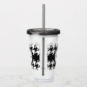 パタ千鳥格子のーン アクリルタンブラー (右)