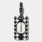 パタ千鳥格子のーン ラゲッジタグ (正面縦)