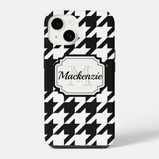 パタ千鳥格子のーン iPhoneケース (裏面)