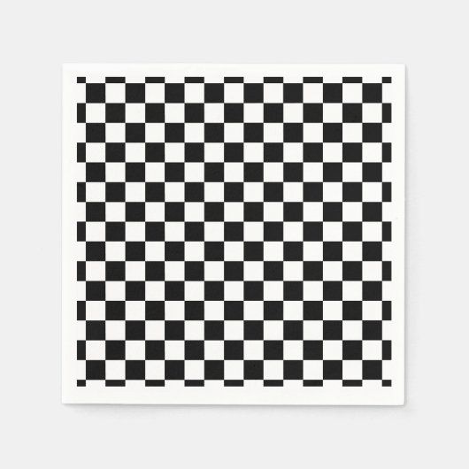 パタ市松模様にーンナプキン スタンダードカクテルナプキン (正面)