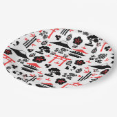 パタ日本のーン ペーパープレート (アングル)