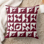 パタ最高のーンとスターズのマママパタ赤と白ーン クッション (ブランケット)