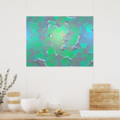 パタ白熱［赤熱］光を放つーン ポスター (キッチン)