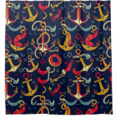 パタ航海のーン シャワーカーテン (正面)