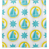 パタ航海のーン シャワーカーテン (正面)