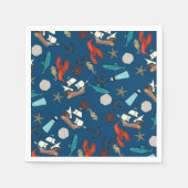 パタ航海のーン スタンダードカクテルナプキン (正面)