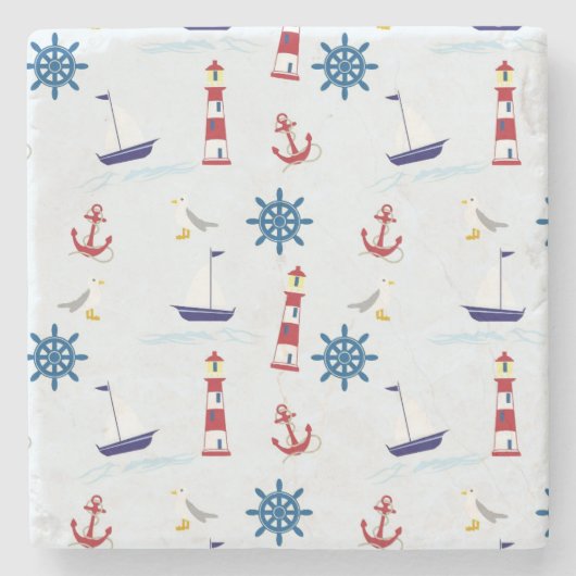 パタ航海のーン ストーンコースター (正面)