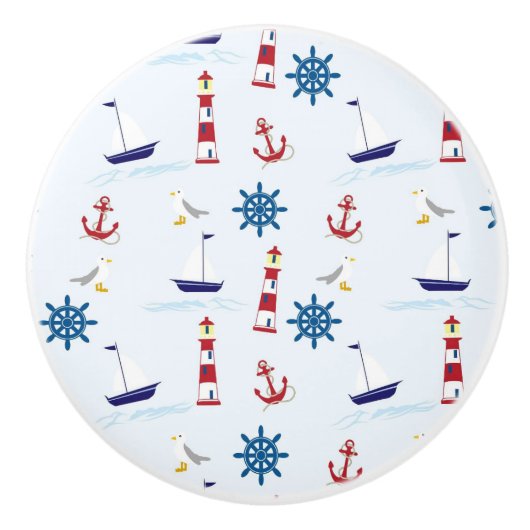 パタ航海のーン セラミックノブ (正面)