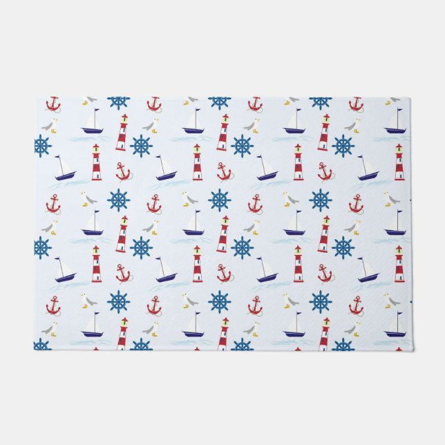 パタ航海のーン ドアマット (正面)