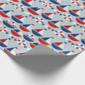 パタ航海のーン ラッピングペーパー (角)