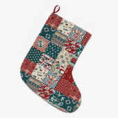 パタ航海のーン ラージクリスマスストッキング (正面 (吊り時))
