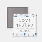 パタ航海のーン、海洋パタ結婚ーン マグネット (正面/裏面)