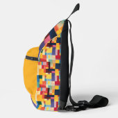 パタ芸術的ーン・アートが私のお気に入りのテーマ スリングバッグ (右)