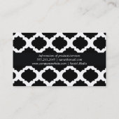 パタ華美ーン |シック 名刺 (裏面)