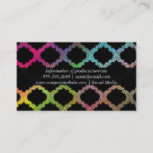 パタ華美ーン | ハーフトーカラフルン 名刺 (裏面)