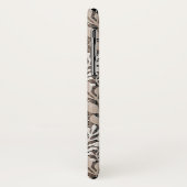 パタ葉ーンボヘミア風デザイントートバッグモウ Case-Mate iPhoneケース (裏面/左)