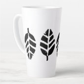 パタ葉ーンポテトプリント カフェラテマグ (左アングル)