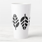 パタ葉ーンポテトプリント カフェラテマグ (正面)