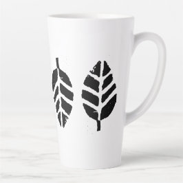 パタ葉ーンポテトプリント カフェラテマグ