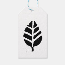 パタ葉ーンポテトプリント ギフトタグ