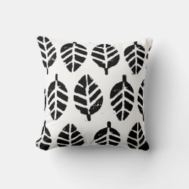 パタ葉ーンポテトプリント クッション