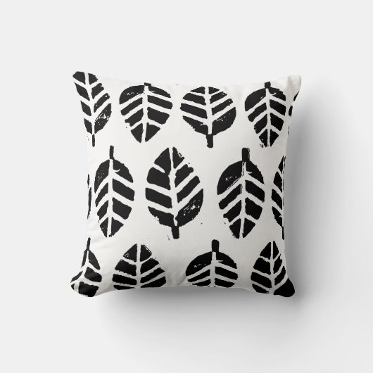 パタ葉ーンポテトプリント クッション (正面)