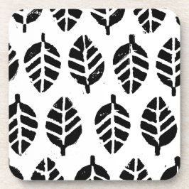 パタ葉ーンポテトプリント コースター