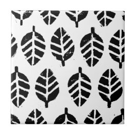 パタ葉ーンポテトプリント タイル