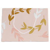 パタ葉ーン4 ラージペーパーバッグ (正面)