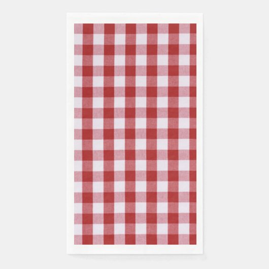 パタ赤と白ン市松模様に/正方形 (正面)