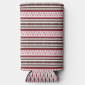 パタ赤と白ーン スリム缶クーラー (正面)