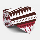 パタ赤と白ーン ネクタイ (ロール)