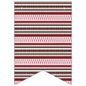 パタ赤と白ーン バンティングフラッグ (第1の旗)