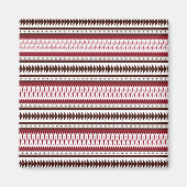 パタ赤と白ーン マグネット (正面)