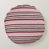 パタ赤と白ーン ラウンドクッション (裏面)