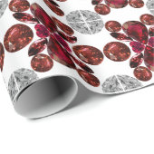 パタ赤と白ーン ラッピングペーパー (ロールコーナー)