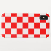 パタ赤と白市松模様にーン Case-Mate iPhoneケース (裏面(横))