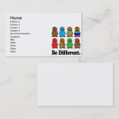 パタ違うンおもしろいダッキー(アヒルちゃん) 名刺 (正面/裏面)