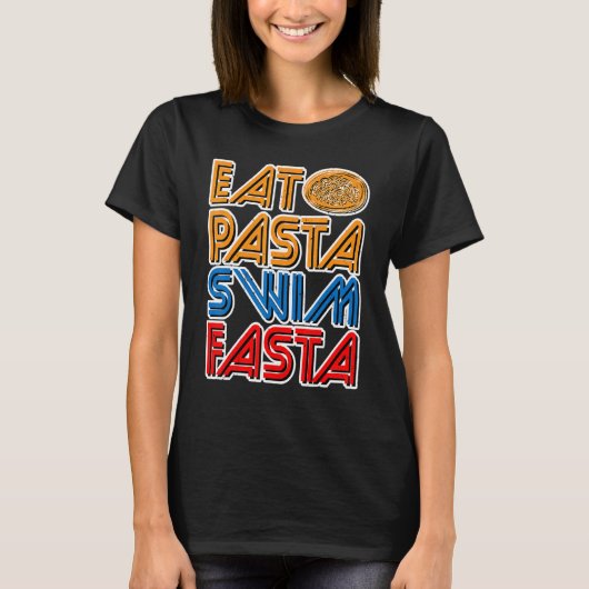 パタ食べスタスイムファスタ Tシャツ (正面)