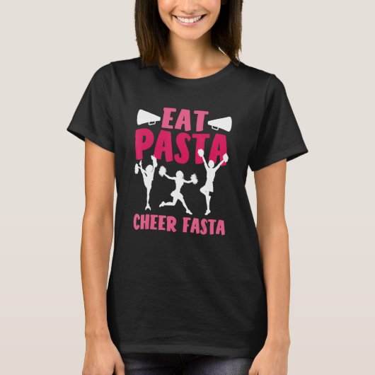 パタ食べス応援ファスタチアリーティングチアリーダー Tシャツ (正面)