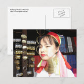 パダウンウーマン ポストカード (正面/裏面)