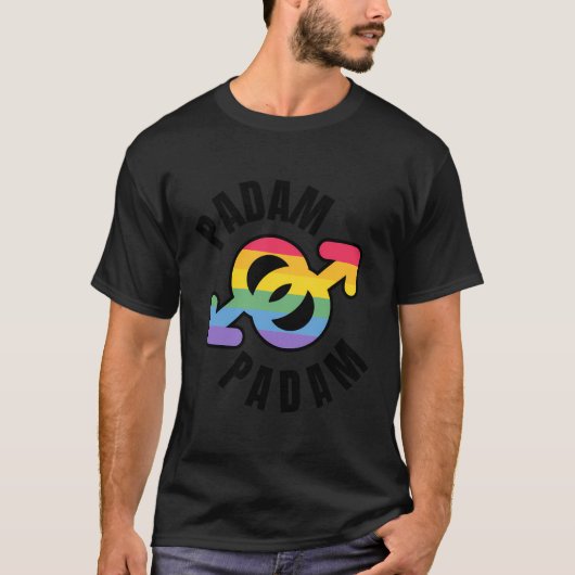 パダムパダム – Lgbtq+プライド月 – Heartbeat Padam Tシャツ (正面)