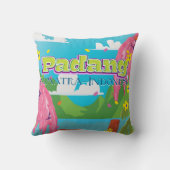 パダンインドネシア旅行ポスター クッション (裏面)