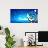 パチェマママアースアートへの私の愛 ポスター (ホームオフィス)