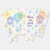 パチバニー赤ちゃんシャワー フェイバーボックス (見開き)