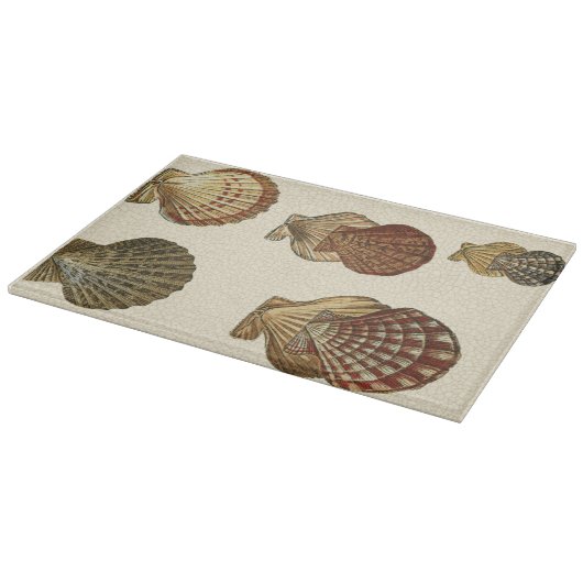 パチパチしたアンティークシェル カッティングボード (角)